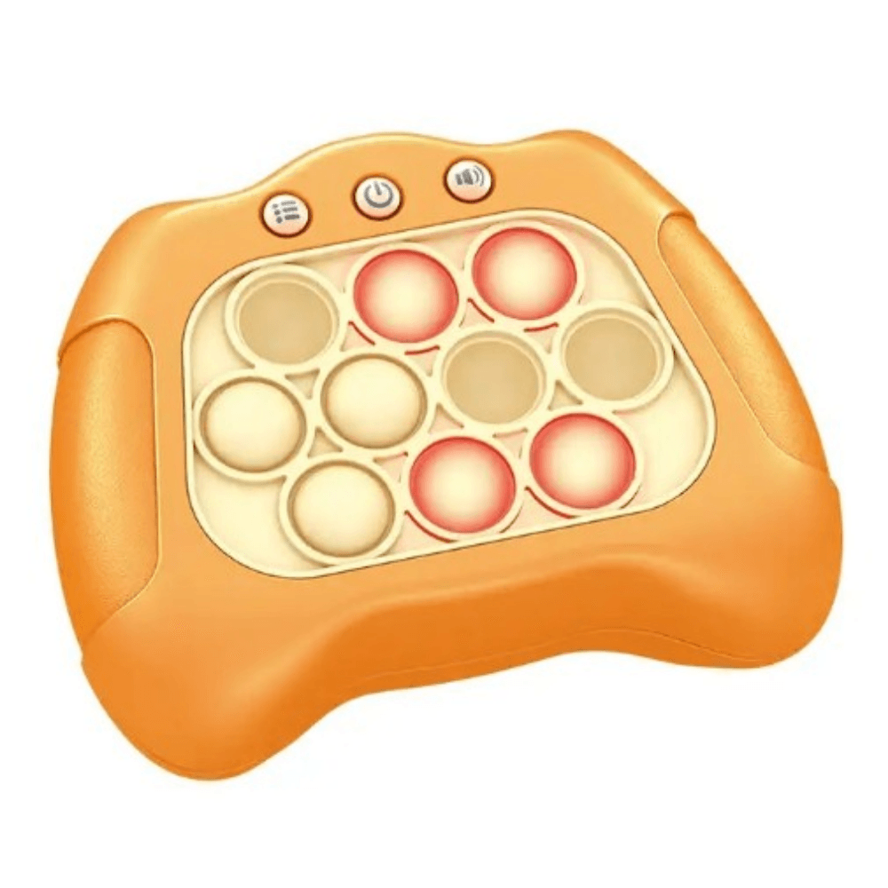 Pop It Interactive Console, 4 Game Modes, Antistress, Portable, Compact, with Batteries, Premium ABS, Silicone, for All Ages