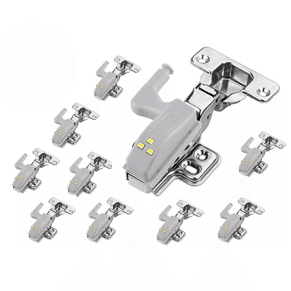 Hinged Housing Set with LED, Powerful Lighting, Easy Assembly, Quick Installation, Automatic Lighting, Energy Saving, Universal