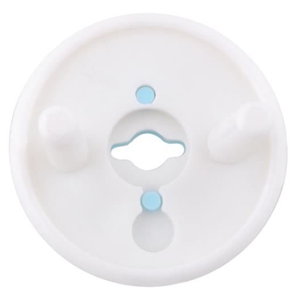 Set of 6 Socket Protectors, Baby and Child Safety, Key, Easy Installation, White/Blue