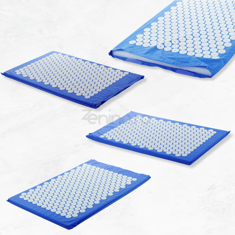 Acupressure Mat, Massage, ZuDao Technique, Eliminates Stress, Reduces Pain, Foldable, Cotton, 41x65cm