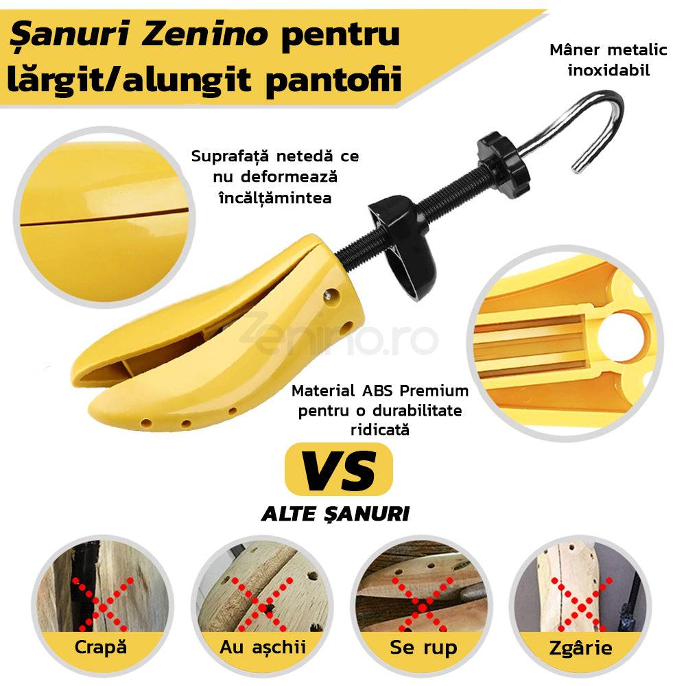 Set 2 Sanuri/Calapoade Reglabile pentru Pantofi, Largire si Alungire, Marime