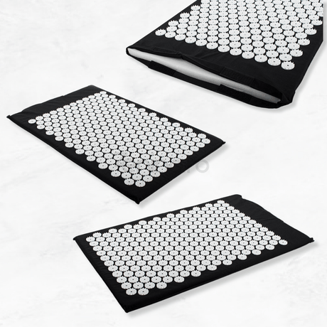 Acupressure Mat, Massage, ZuDao Technique, Eliminates Stress, Reduces Pain, Foldable, Cotton, 41x65cm