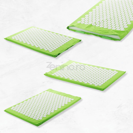Acupressure Mat, Massage, ZuDao Technique, Eliminates Stress, Reduces Pain, Foldable, Cotton, 41x65cm