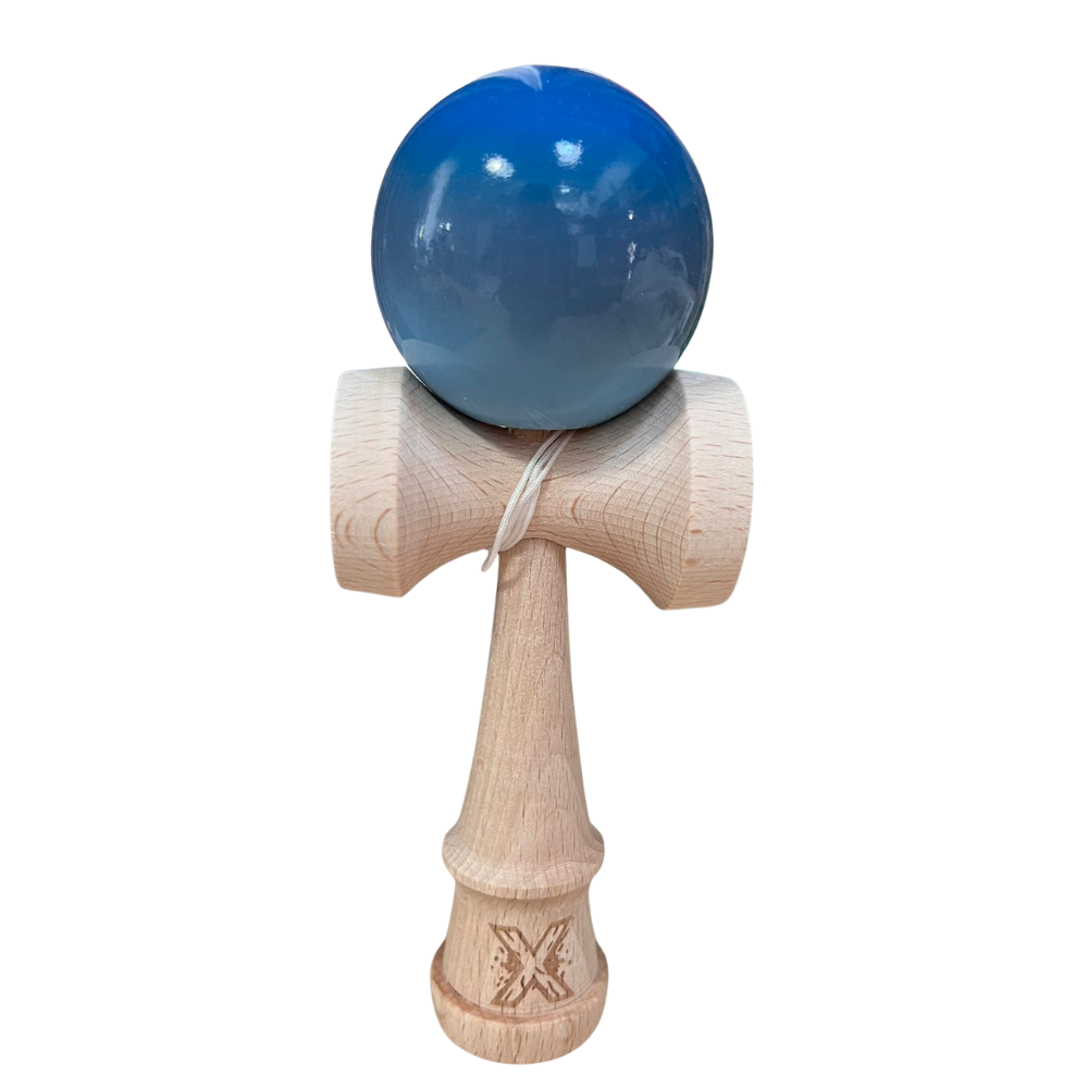 Kendama X Original, Super Sticky, Strat Lucios, Lemn, Copii si Adulti, 18cm, Joc Interactiv