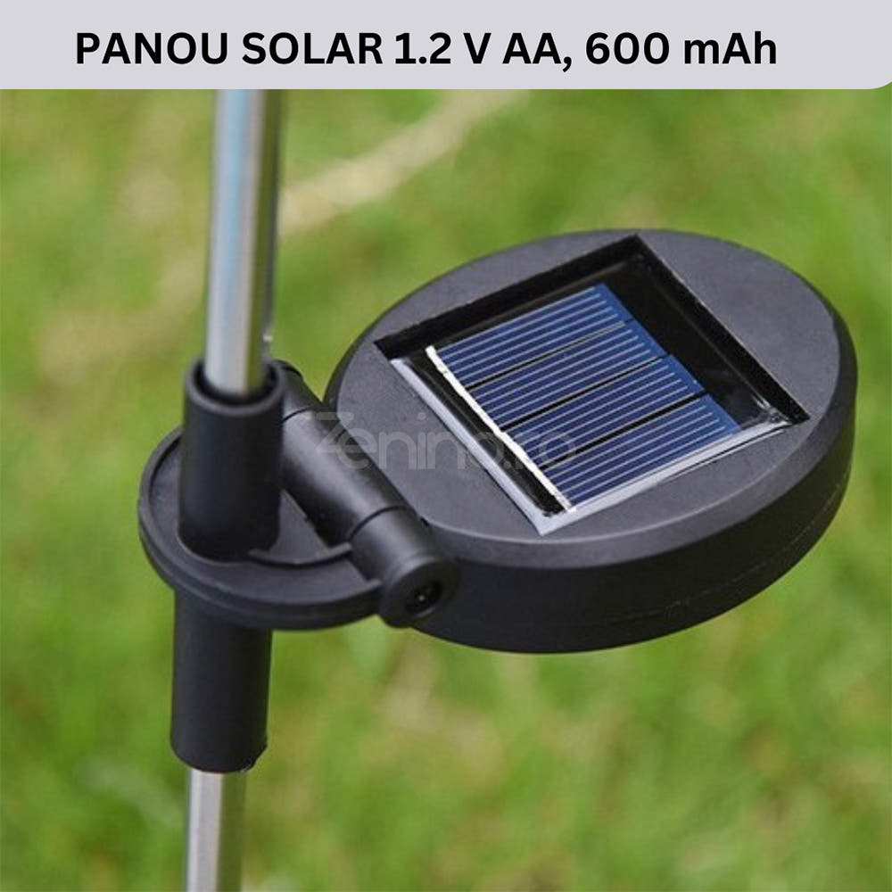 Solar Lamp Medusa, 8-hour autonomy, RGB, Resistant, IP65, Ground fixing, 600mAh, Multicolor, 80 cm