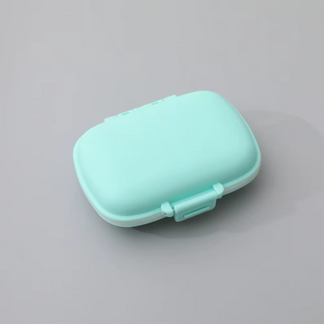 Organizator Medicamente, 8 Compartimente, Portabil, Dimensiune Compacta, 11x7cm, Plastic