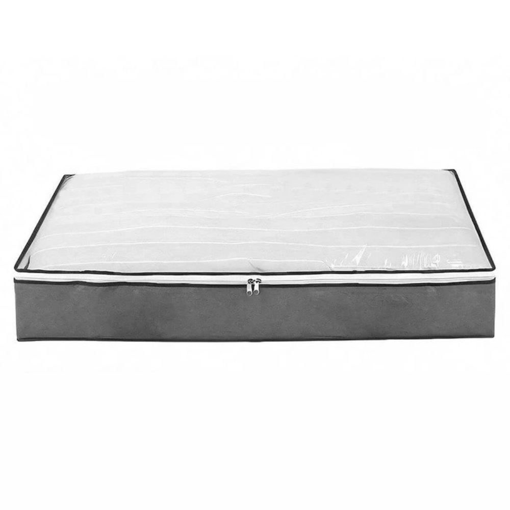 Cutie Depozitare Haine, Paturi, Model Orizontal, Inchidere cu Fermoar, Lavabila