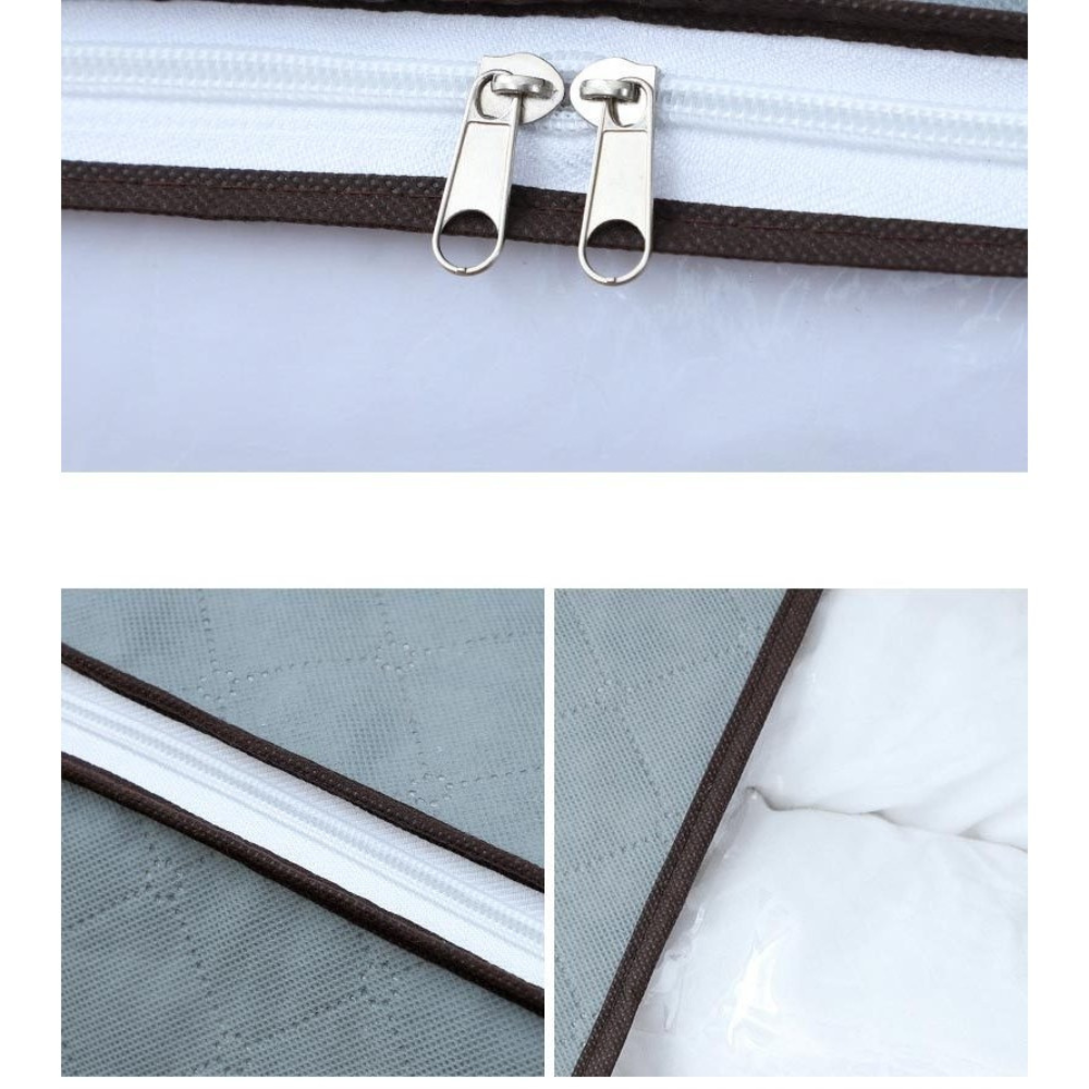 Cutie Depozitare Haine, Paturi, Model Orizontal, Inchidere cu Fermoar, Lavabila