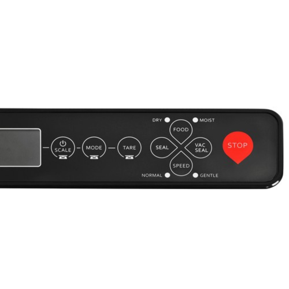 Vacuum Food Sealer, Built-in Scale, 120W, Bags Included, Gray