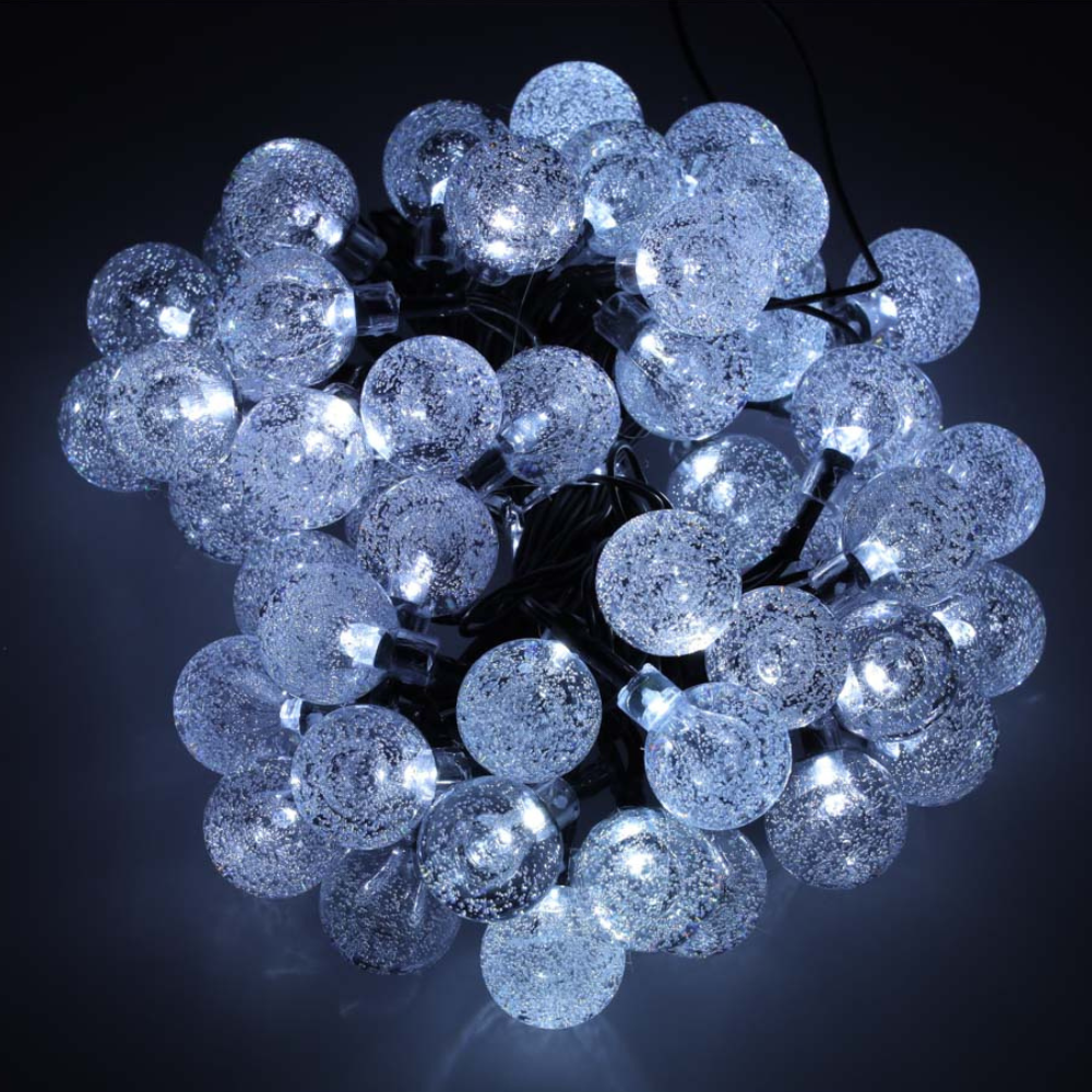 Ghirlanda cu Panou Solar, LED, IP65, Diverse Modele, Fixare in Pamant, Luminare 7 ore