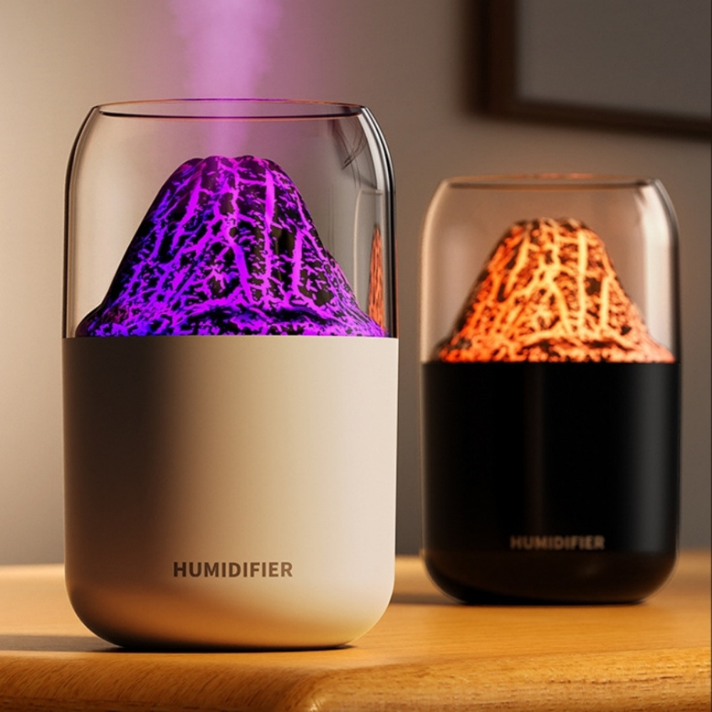 Ароматерапевтичен овлажнител, с ултразвук, RGB светлини, 300 мл, USB захранване