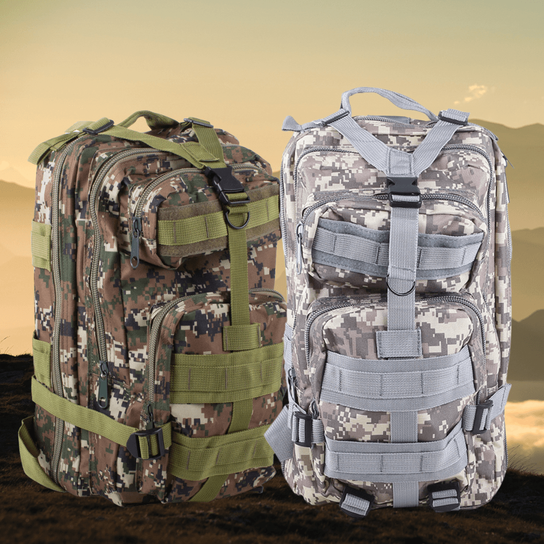 Tactical Military Backpack, for Hiking, 30L, 2 Compartments, Straps, Waterproof, Durable Material, 43x24x25cm