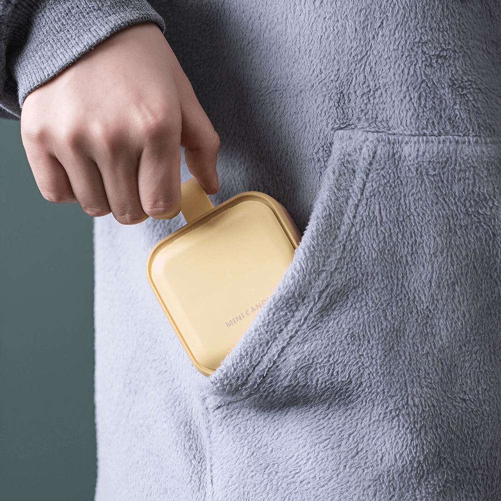 Mini Medicine Box, Efficient Organization, 4 Compartments, Airtight Closure, Portable