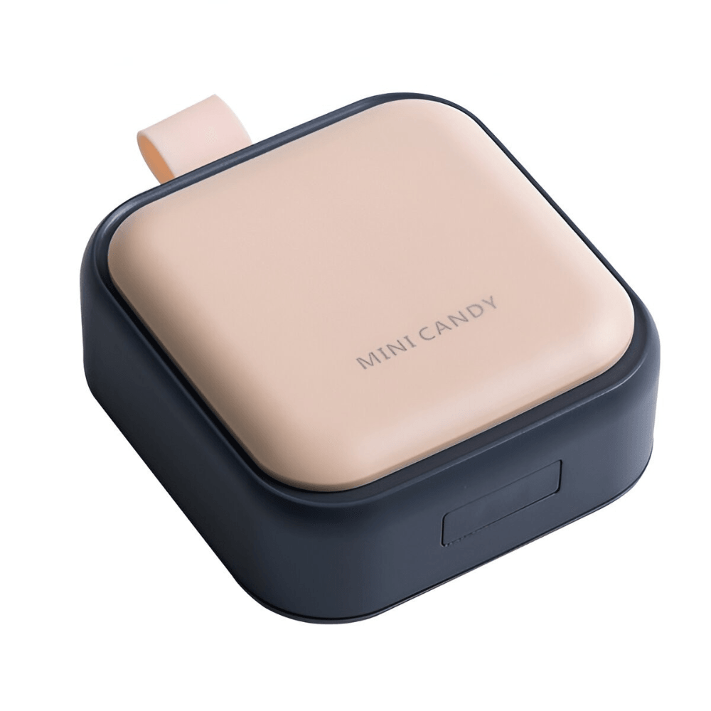 Mini Medicine Box, Efficient Organization, 4 Compartments, Airtight Closure, Portable