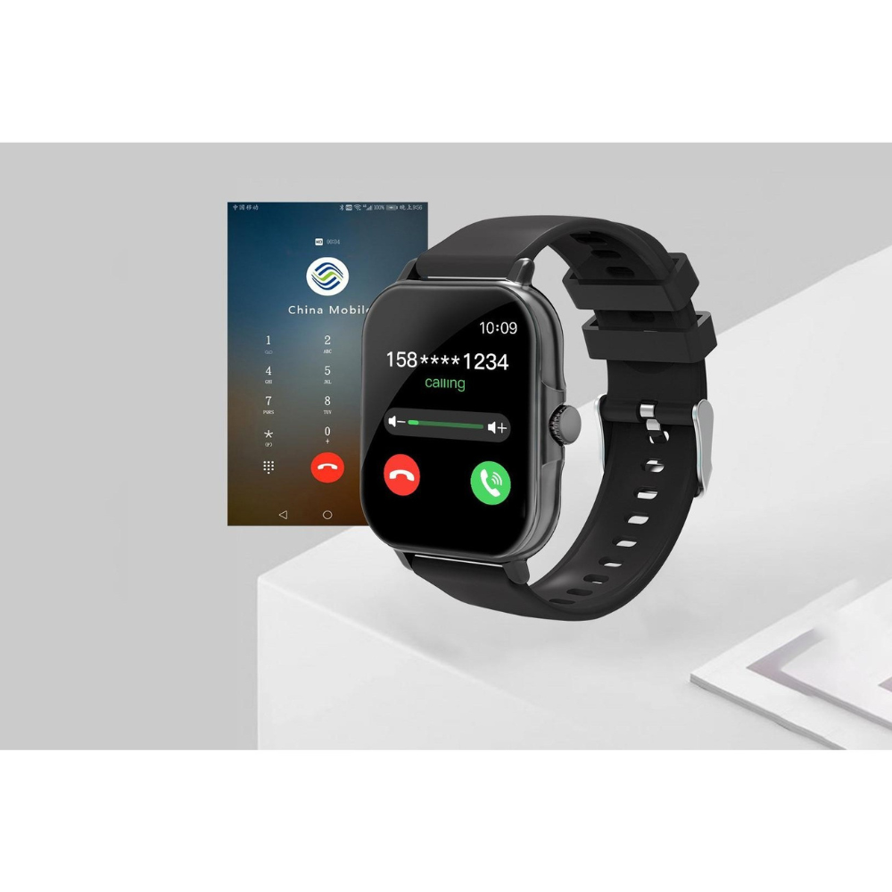 Ceas Smartwatch 180mAh, Apeluri Bluetooth, Monitorizare Sanatate, Ecran 1.81 inch, Notificari