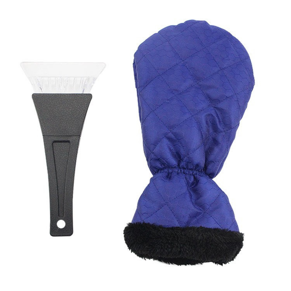 Set Racleta si Manusa pentru Zapada, Material Impermeabil, Captusit