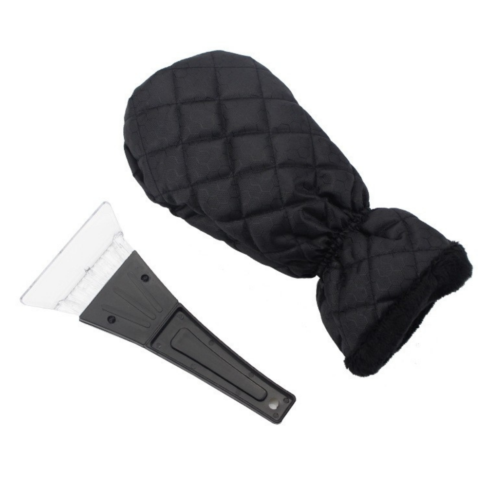 Snow Scraper and Glove Set, Waterproof Material, Padded
