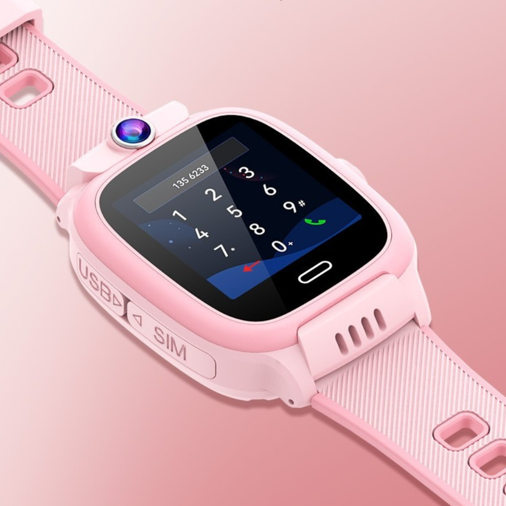 Ceas Smartwatch pentru Copii, Apel Video, 400mAh, Localizare, Istoric Traseu