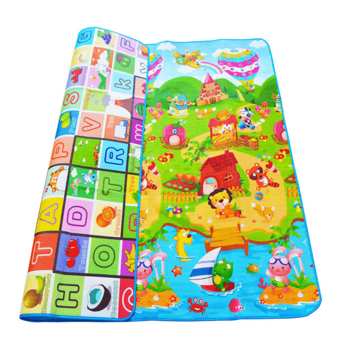 Educational Mat for Children, 2 Sides, Interactive, Harmonious Development, Foam, Insulating Material, Easy to Clean, Various Models