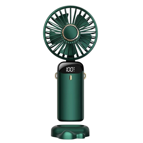 Mini Ventilator Portabil, 5 Viteze, Autonomie 12h, Model Pliabil, Incarcare USB