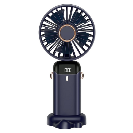 Mini Ventilator Portabil, 5 Viteze, Autonomie 12h, Model Pliabil, Incarcare USB