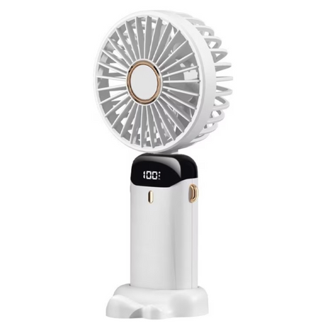 Mini Ventilator Portabil, 5 Viteze, Autonomie 12h, Model Pliabil, Incarcare USB