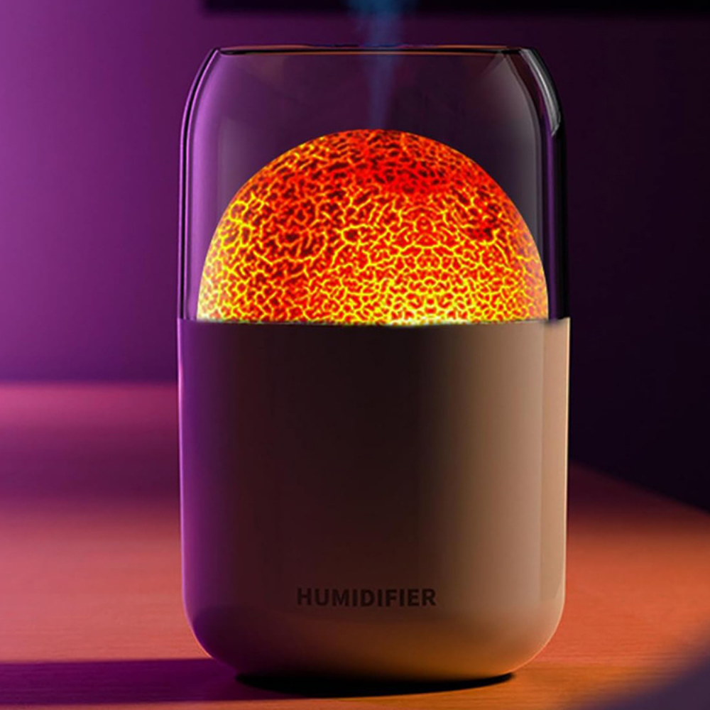 Ароматерапевтичен овлажнител, с ултразвук, RGB светлини, 300 мл, USB захранване