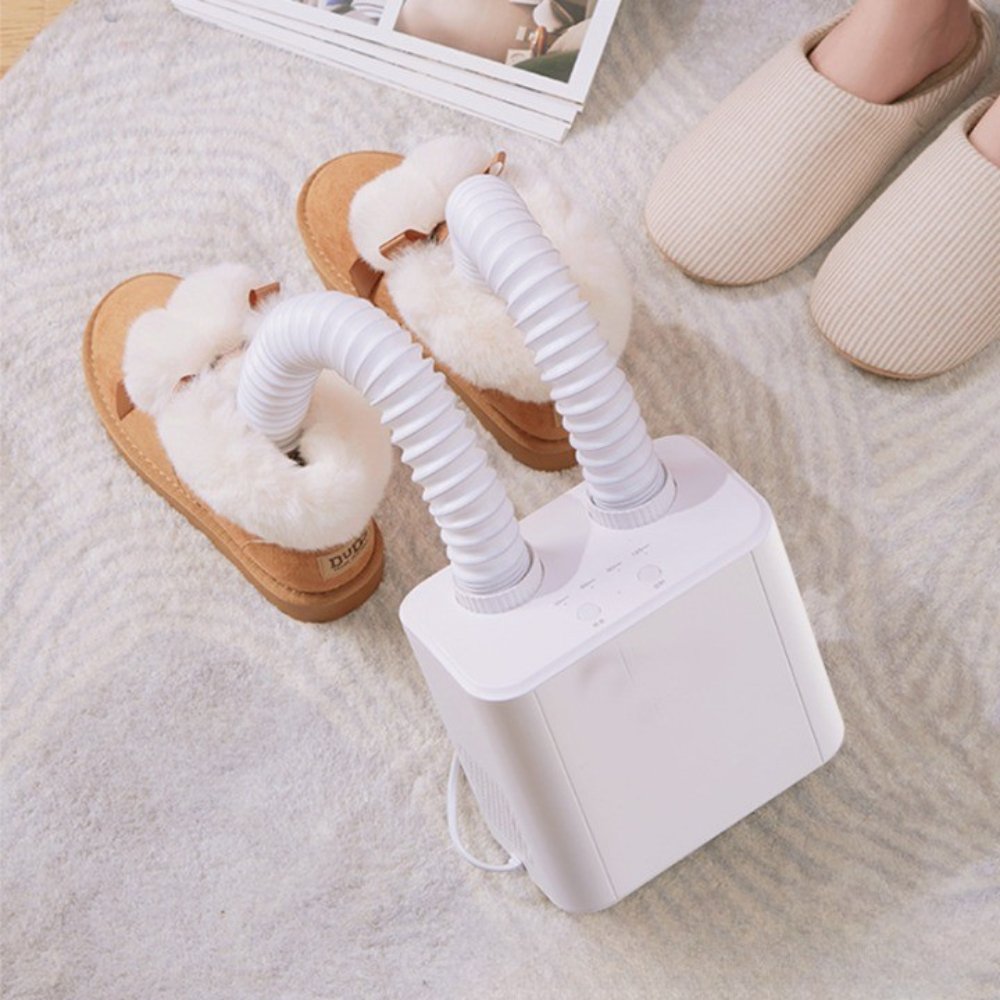 Electric Shoe Dryer, with Timer, Fast Drying, White