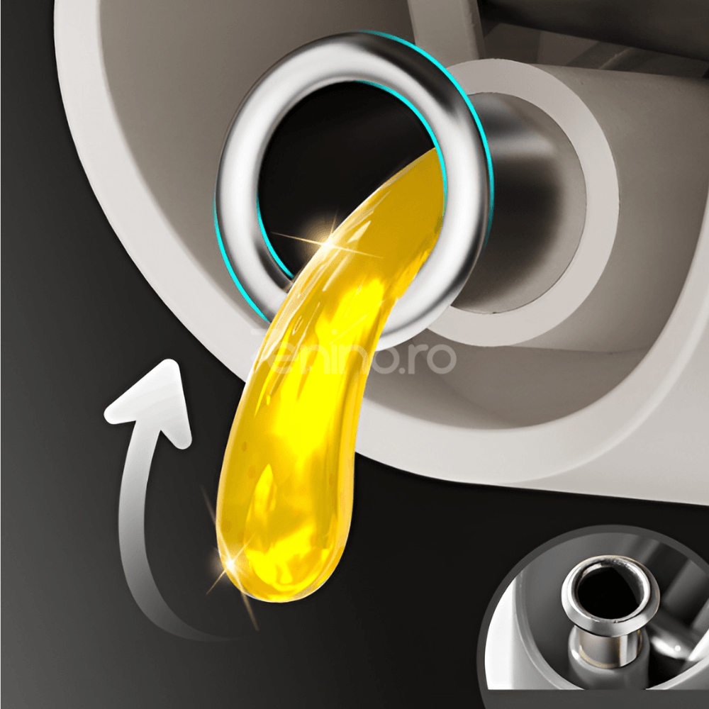 Oil Dispenser, Capacity 500ml, Automatic Open/Close, Gravity Induction, 29.5cm, White, Blue, Gray, Yellow