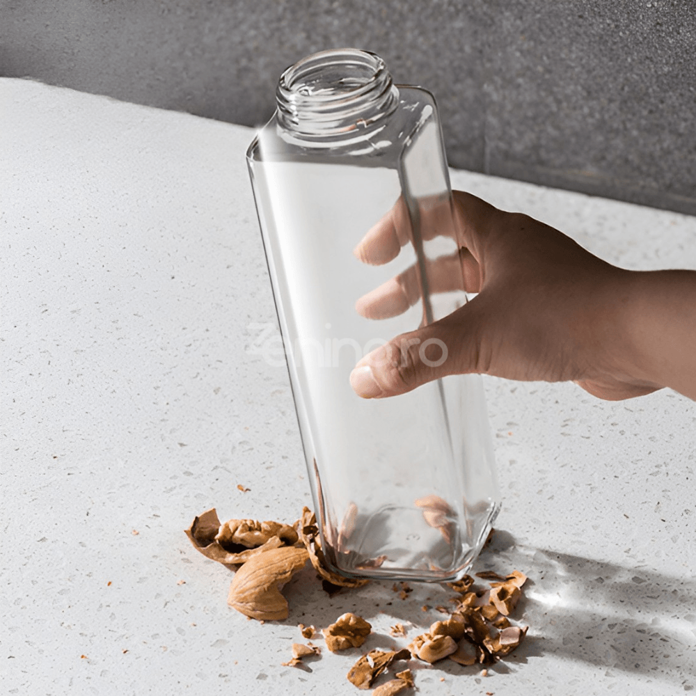 Oil Dispenser, Capacity 500ml, Automatic Open/Close, Gravity Induction, 29.5cm, White, Blue, Gray, Yellow