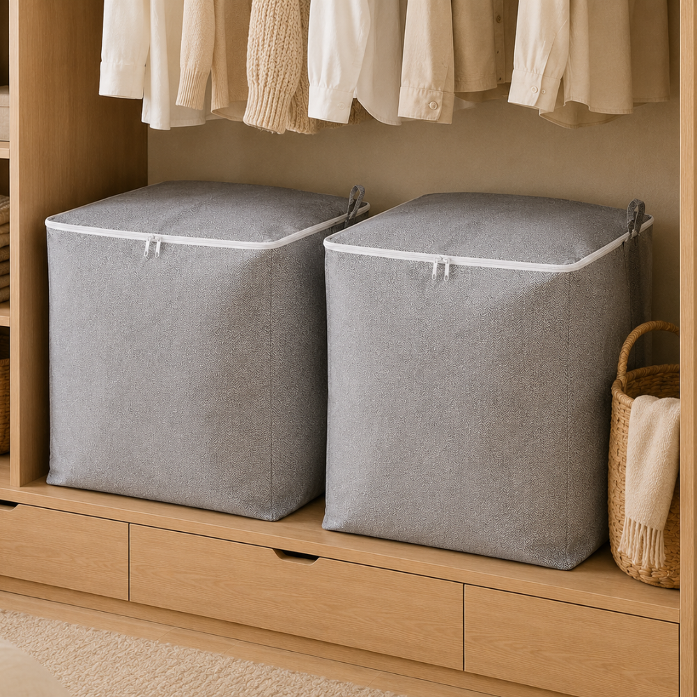 Husa Depozitare 210L, Material Textil, Model Pliabil, Inchidere cu Fermoar, Rezistent