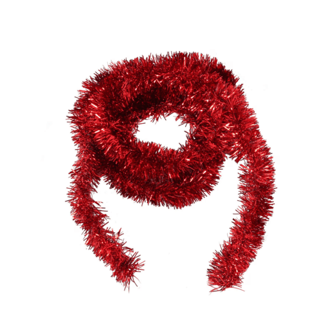 Beteala de Craciun, 2m x 5cm, Albastru, Auriu, Rosu