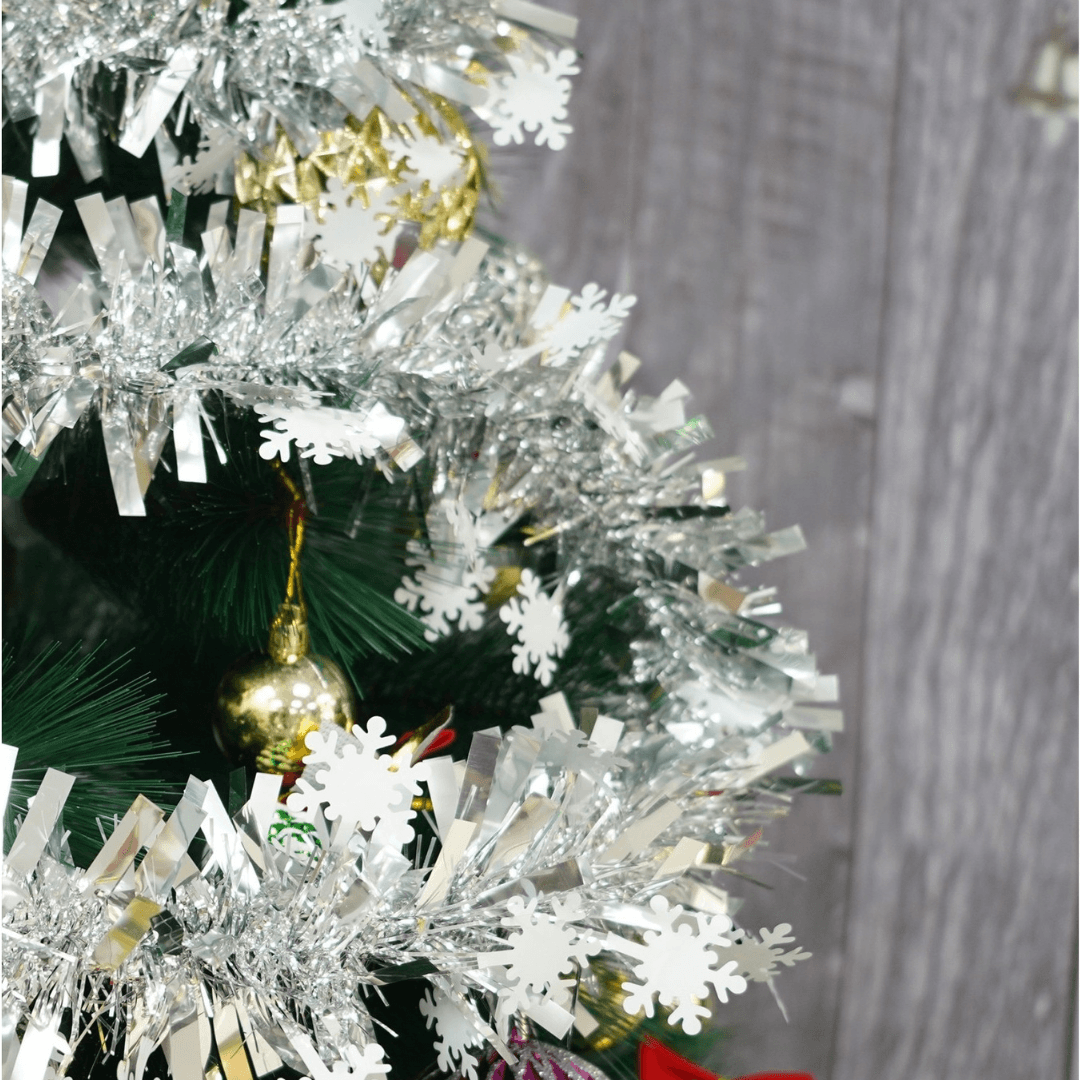 Beteala de Craciun, Diverse Modele, 2m x 11cm, Rosu, Albastru, Roz