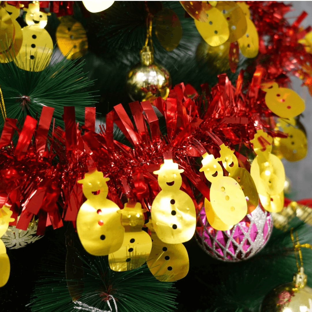 Beteala de Craciun, Diverse Modele, 2m x 11cm, Rosu, Albastru, Roz