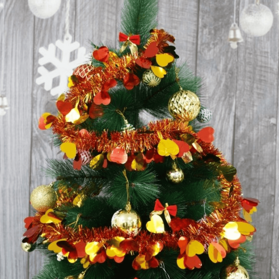 Beteala de Craciun, Diverse Modele, 2m x 11cm, Rosu, Albastru, Roz