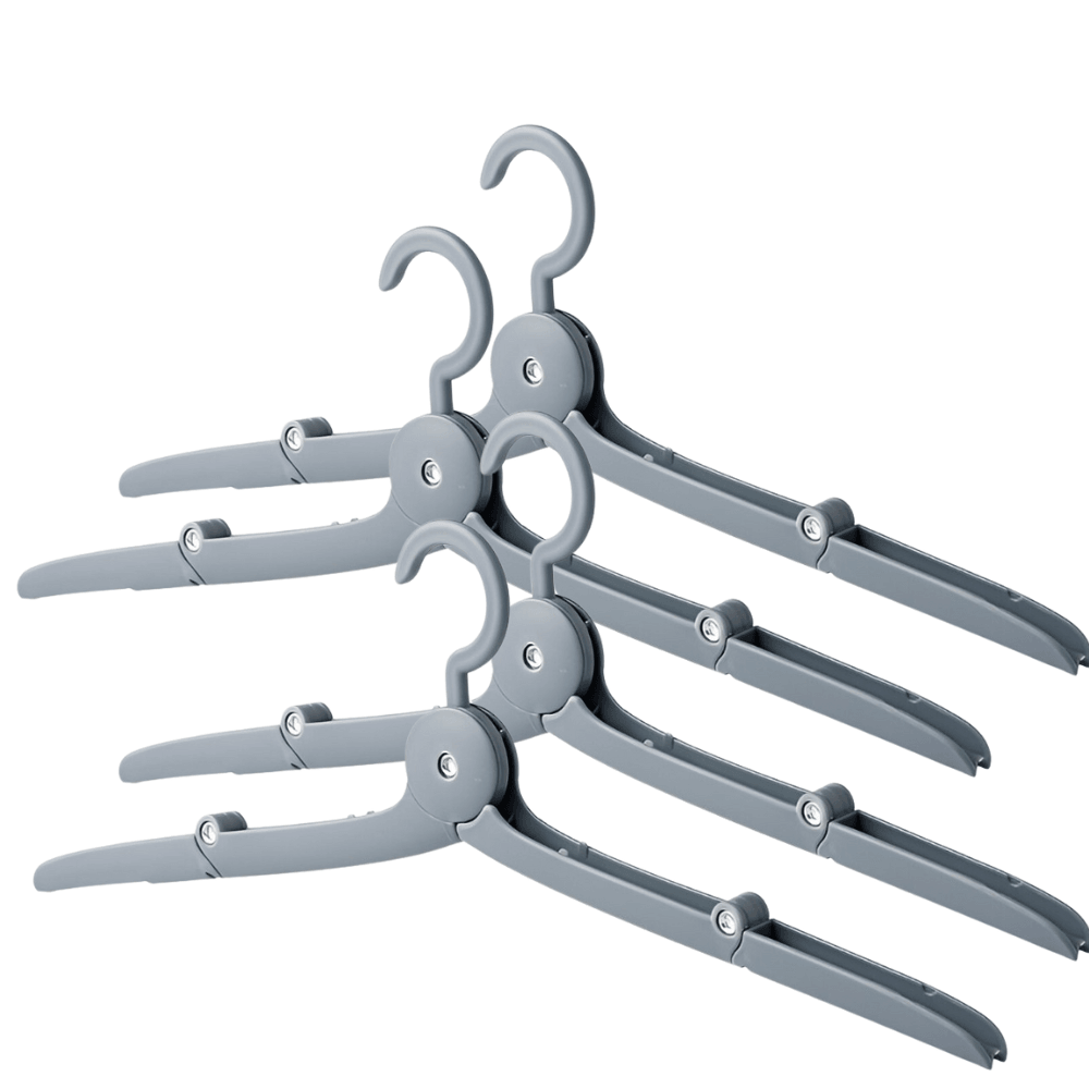 Foldable Travel Hanger Set, Portable Model, Universal, Made of PP