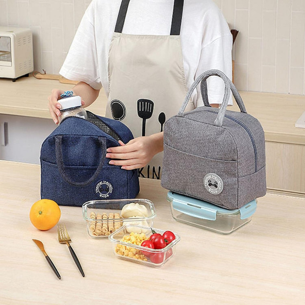 Thermal Lunch Bag, 22x14x19cm, Waterproof, Side Pocket
