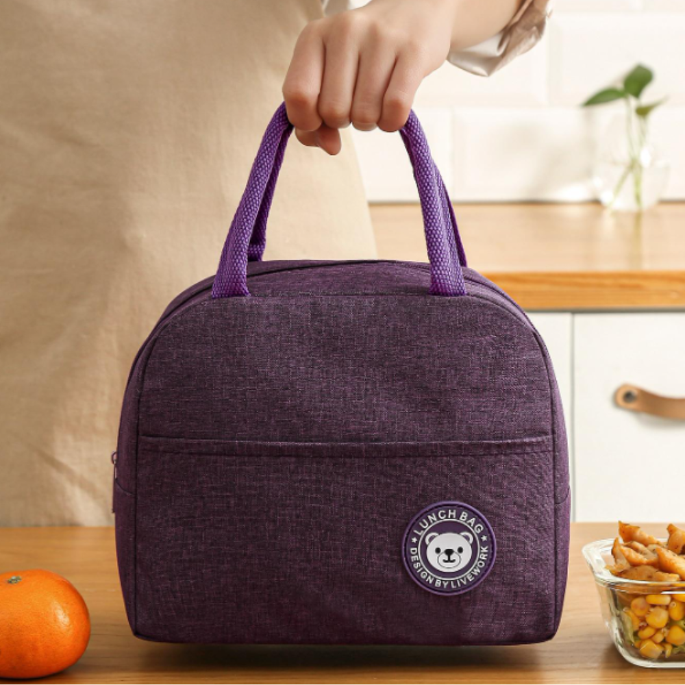 Thermal Lunch Bag, 22x14x19cm, Waterproof, Side Pocket