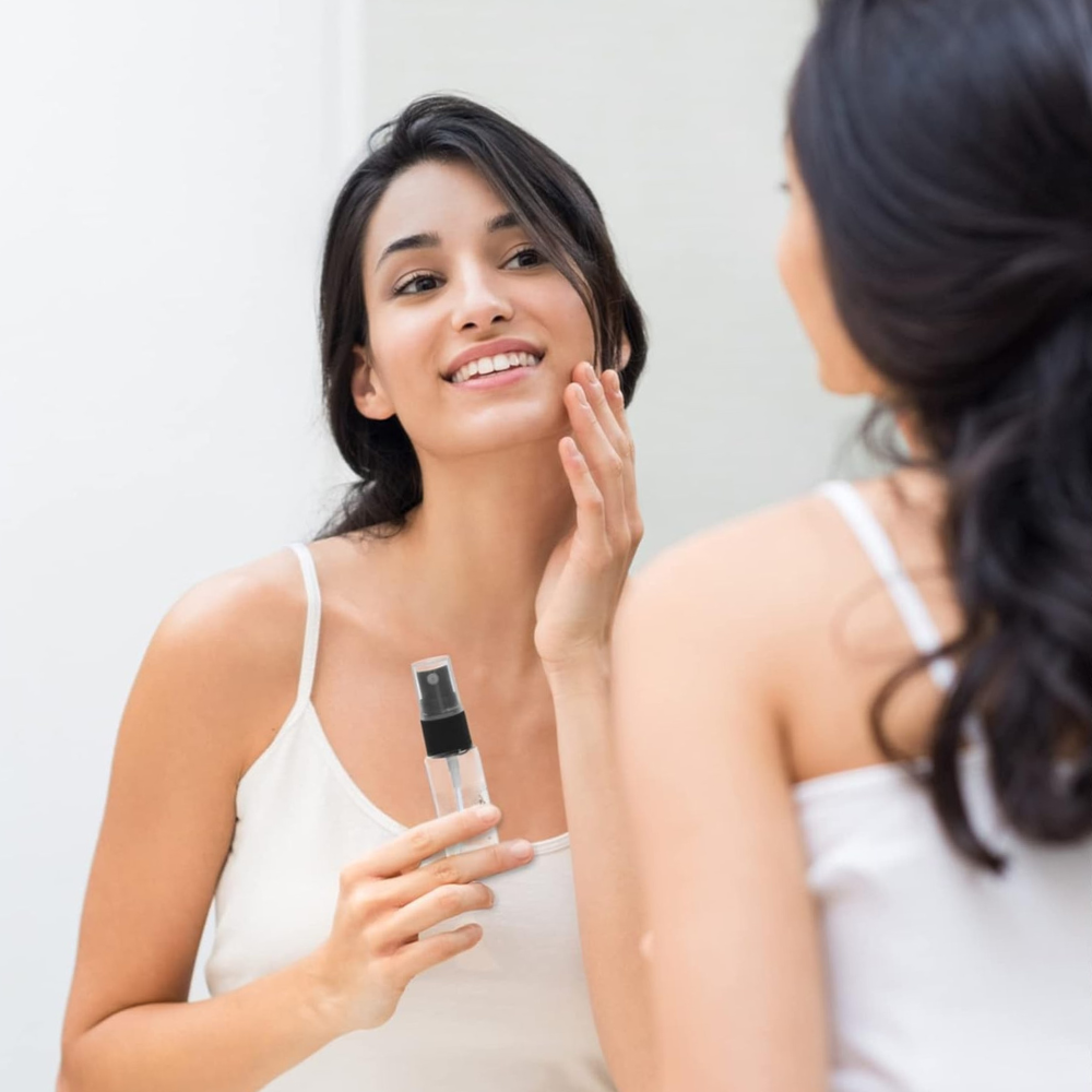 Set 5 Recipiente Calatorie, 40ml, Organizare Produse, pentru Avion, din Plastic