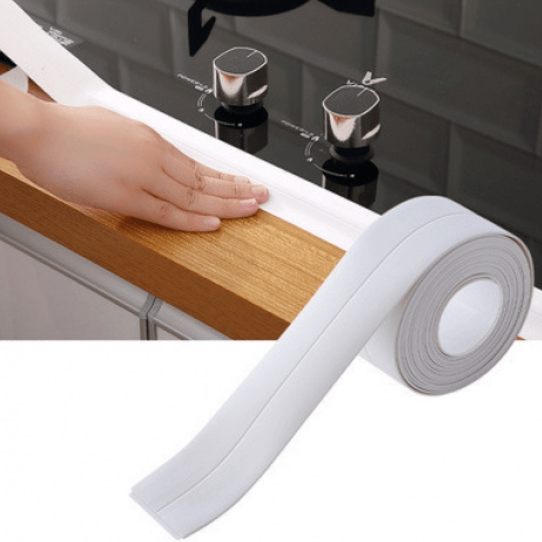 Adhesive Tape, for Sealing, Waterproof, Prevents Mold, Width 2.2cm, White