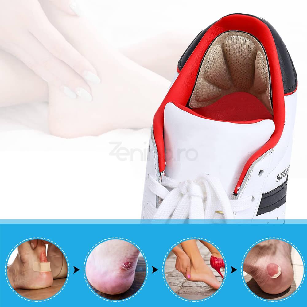 Set of 2 Cushioned Insoles, Shoe Inserts, for Heels, Adjustable, Corn Prevention, Universal Size