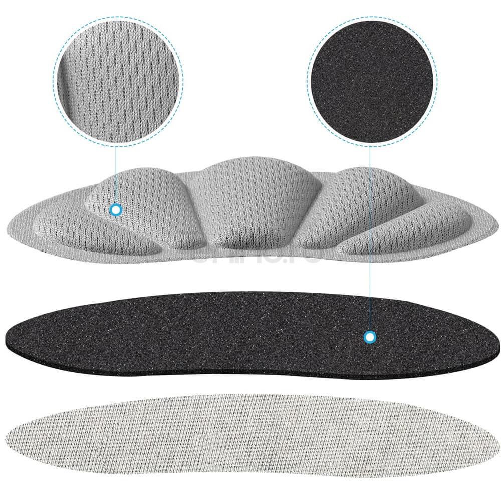 Set of 2 Cushioned Insoles, Shoe Inserts, for Heels, Adjustable, Corn Prevention, Universal Size