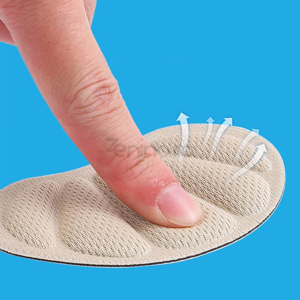 Set of 2 Cushioned Insoles, Shoe Inserts, for Heels, Adjustable, Corn Prevention, Universal Size