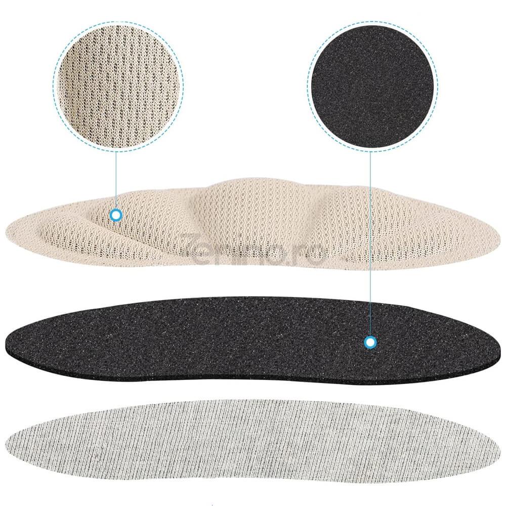 Set of 2 Cushioned Insoles, Shoe Inserts, for Heels, Adjustable, Corn Prevention, Universal Size