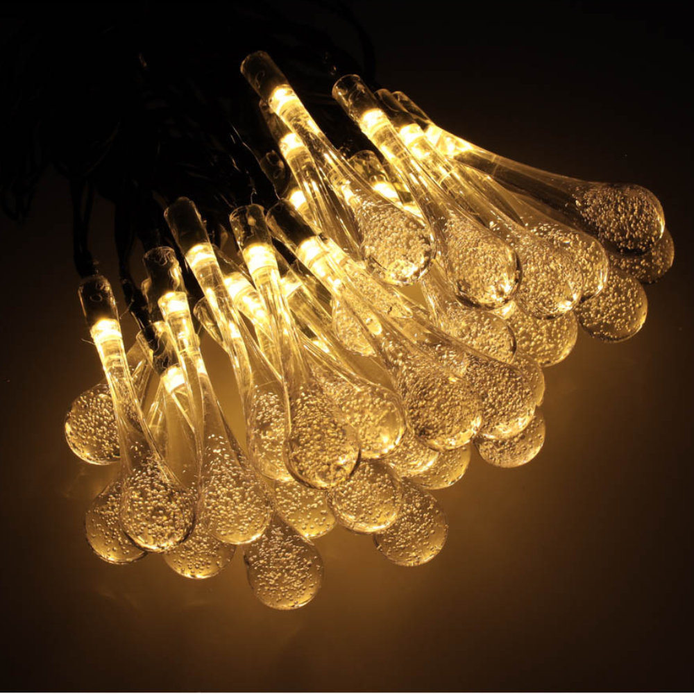 Ghirlanda cu Panou Solar, LED, IP65, Diverse Modele, Fixare in Pamant, Luminare 7 ore