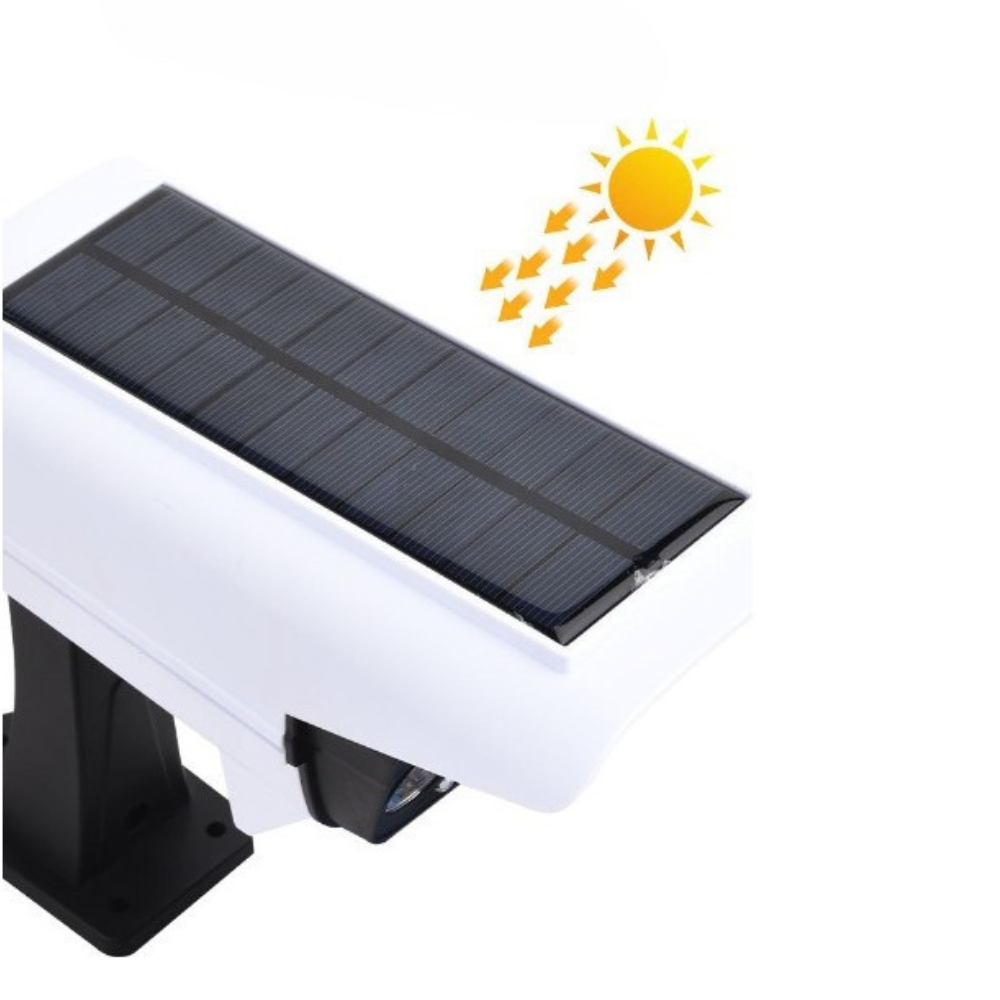 Camera de Supraveghere Falsa, Incarcare Solara, 77 Leduri, Senzor de Miscare