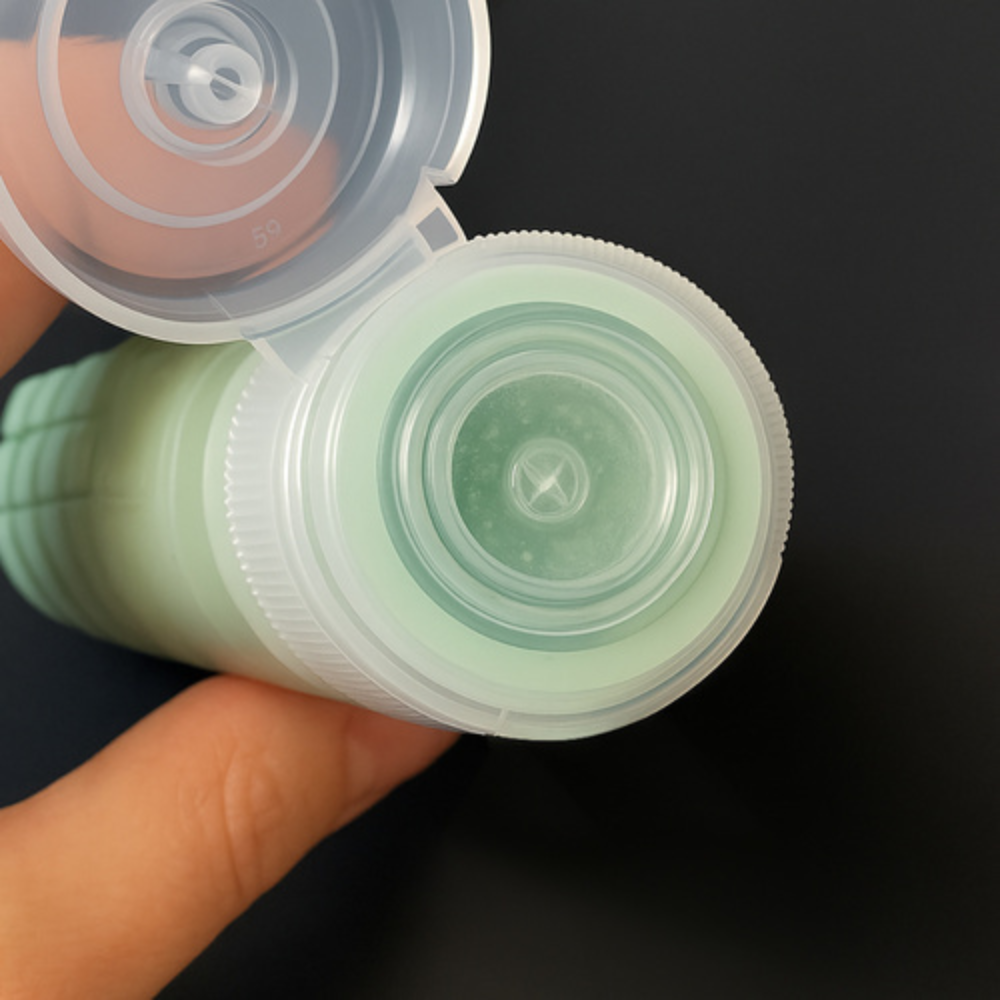 Set 4 Recipiente Calatorie, 90ml, Geanta Organizare Produse, Silicon