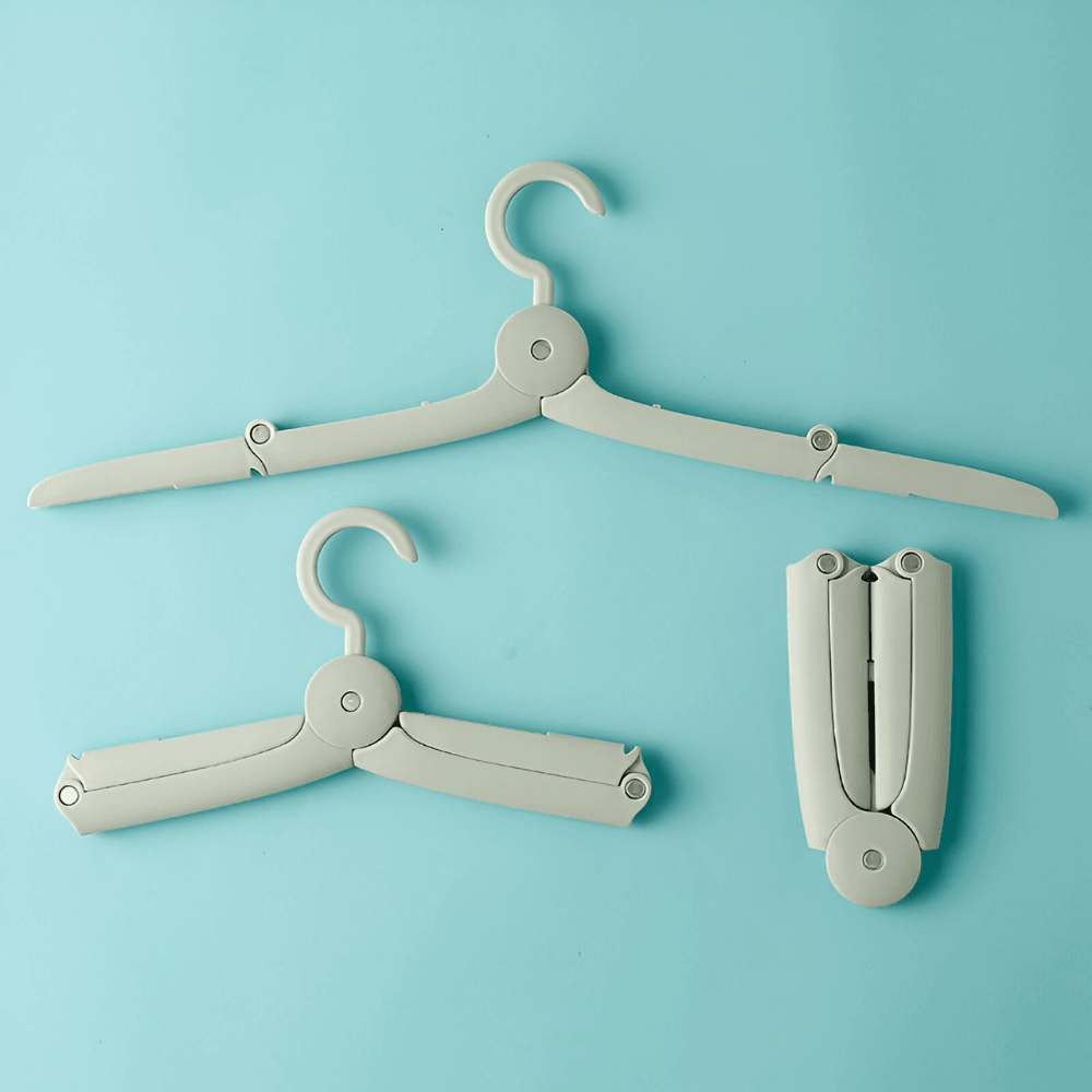 Foldable Travel Hanger Set, Portable Model, Universal, Made of PP
