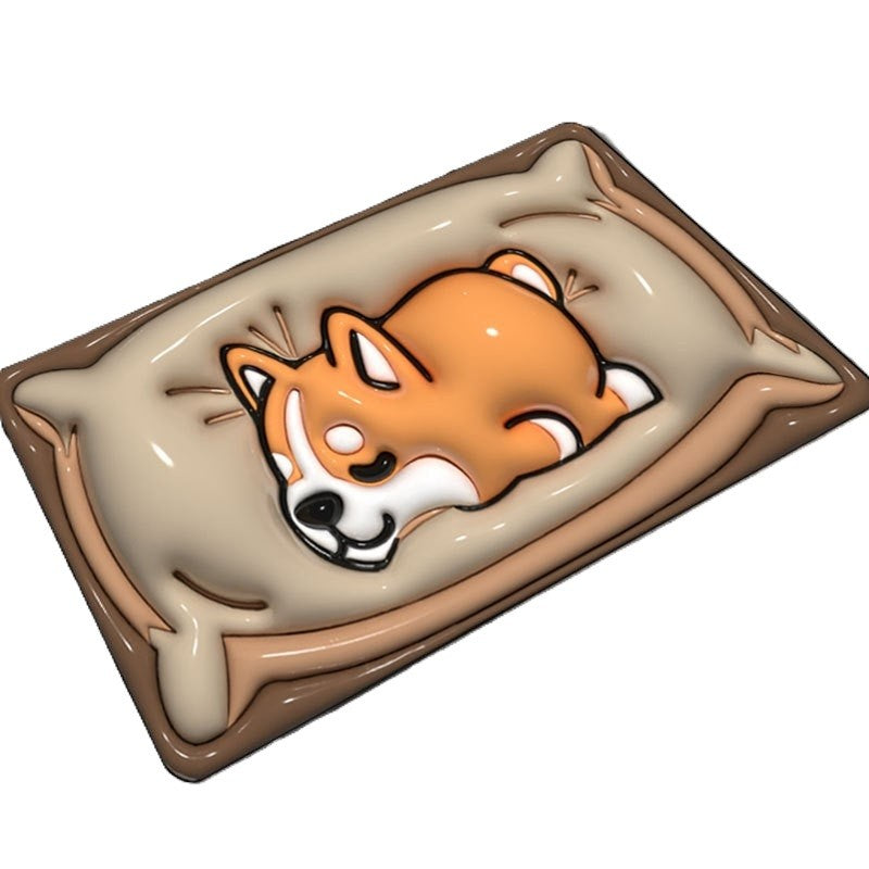 Covor de Baie, Model 3D, din Spuma, Absorbant, 40x60cm