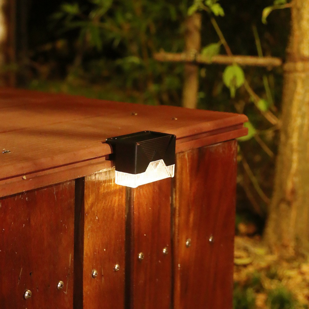 Set 4 Aplice cu Incarcare Solara, Baterie 600mAh, IP65, 8-10 Ore Functionare, Alb Cald